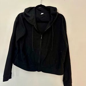 Black old navy zip up